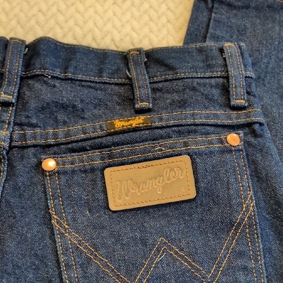 Halloween 🎃 Cowboy 🤠- Woody - Wrangler Men's Dark Blue Straight Jeans 29 X 32 - Picture 7 of 10